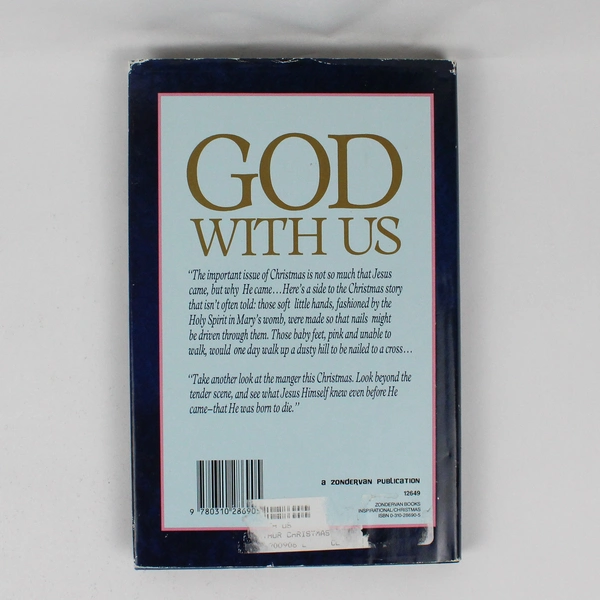 God With Us The Miracle of Christmas John F MacArthur Jr 1989 Hardcover DJ