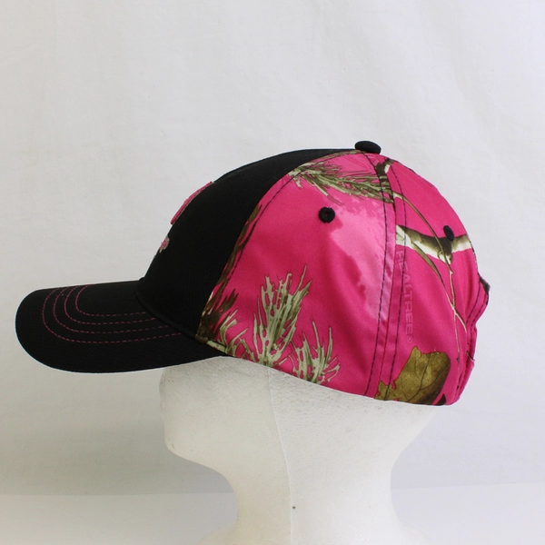 Paramount Outdoors Adjustable Trucker Hat Women Camo Adjustable Pink Antlers