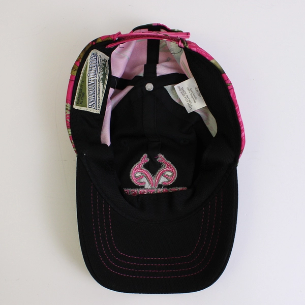 Paramount Outdoors Adjustable Trucker Hat Women Camo Adjustable Pink Antlers