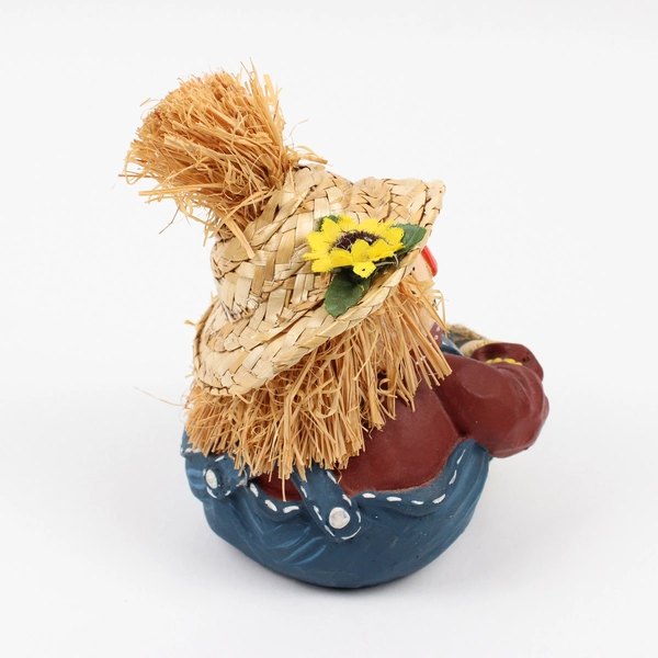 VTG 2000 Joelson Industries Scarecrow Figure Hand-Painted Resin 6"