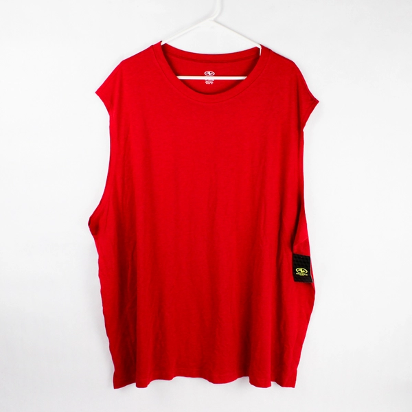 NWT Athletic Works Red Muscle Tee Men's Size 4XL 58-60