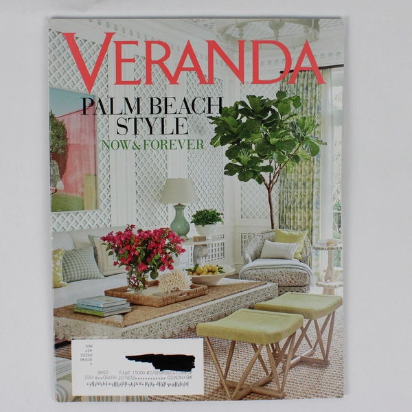 Veranda Magazine January/February 2019 Features Palm Beach Style Now & Forever