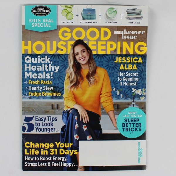 Good Housekeeping Magazine January 2018 Seal Special Makeover Edition 