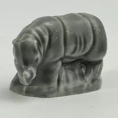 Wade Whimsies Figure Grey Rhinoceros Rhino England Miniature