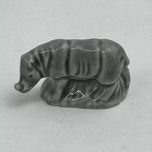Wade Whimsies Figure Grey Rhinoceros Rhino England Miniature