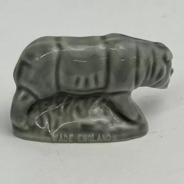Wade Whimsies Figure Grey Rhinoceros Rhino England Miniature