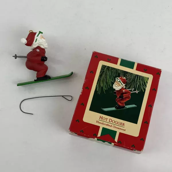 1987 Hot Dogger Handcrafted Hallmark Keepsake Ornament QX4719