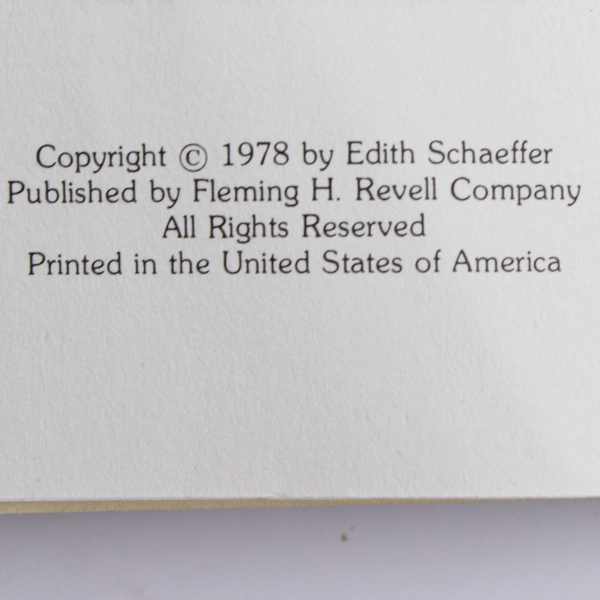 Affliction by Edith Schaeffer Revell 1978 Paperback