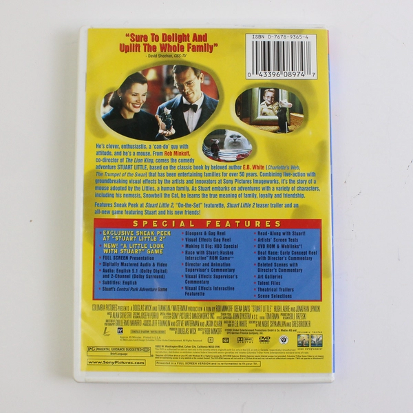 Stuart Little DVD 1999 Deluxe Edition Hugh Laurie