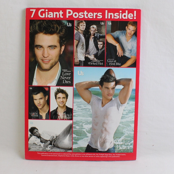 The Sexy Stars Of Twilight Eclipse Collector's Edition US Magazine with Posters