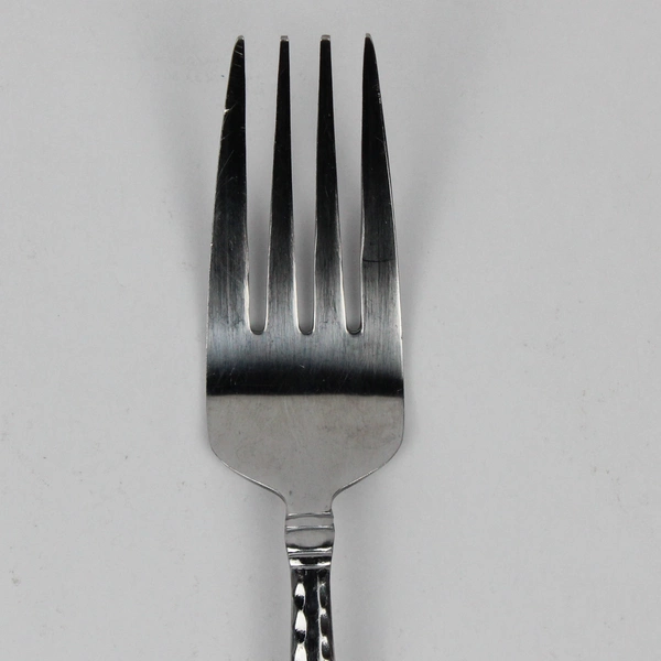 Lot Of 5 Towle Silver Logan Hammer Ring (Stainless) Flatware Salad Forks