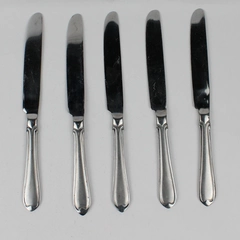 Lot Of 5 Wallace Silver Summerset Frost (Stainless) Flatware Dinner Knives