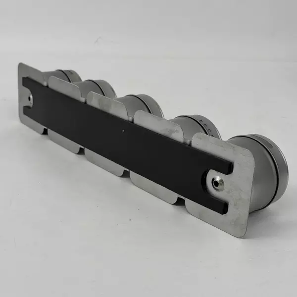 5 Piece Stainless Steel Magnetic Spice Rack Strip Wall Mount Organizer