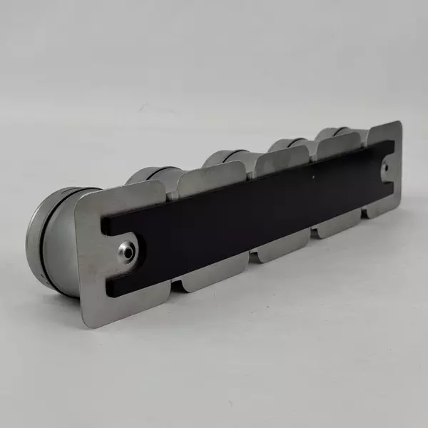 5 Piece Stainless Steel Magnetic Spice Rack Strip Wall Mount Organizer