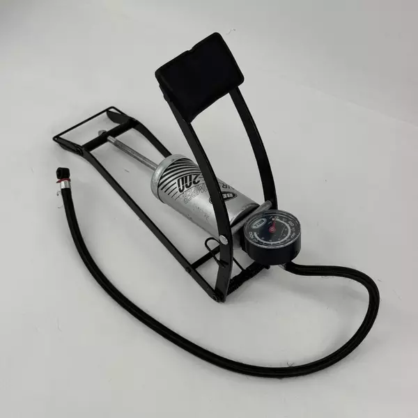 Air Stomper 200 Bell Sports Foot Steel Bike Pump With Pressure Gauge