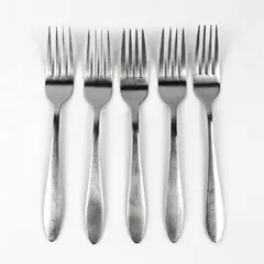 Lot Of 5 Oneida Silver Taylor (Stainless) Flatware Dinner Forks 8" Long