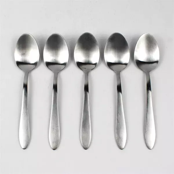 Lot Of 5 Oneida Silver Taylor (Stainless) Flatware Soup Spoons 7" Long