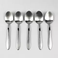 Lot Of 5 Oneida Silver Taylor (Stainless) Flatware Soup Spoons 7" Long