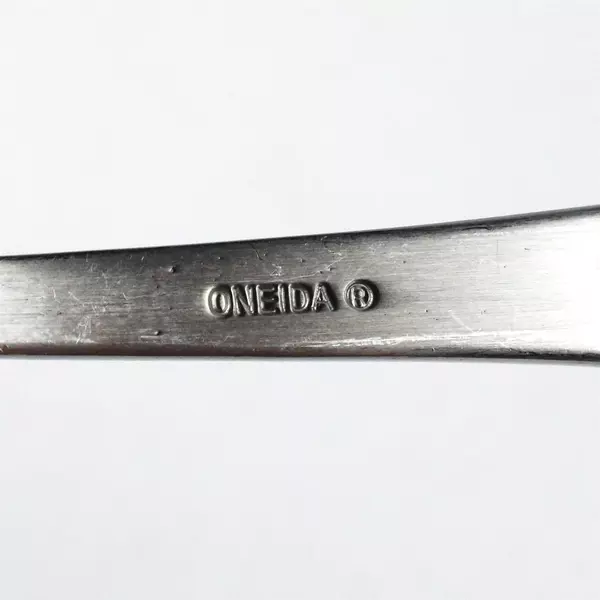 Lot Of 5 Oneida Silver Taylor (Stainless) Flatware 4 Soup Spoons & 1 Sugar Spoon