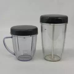 Lot of 2 Replacement Jars for Nutribullet 600W & 900W Blender 24oz and 18oz