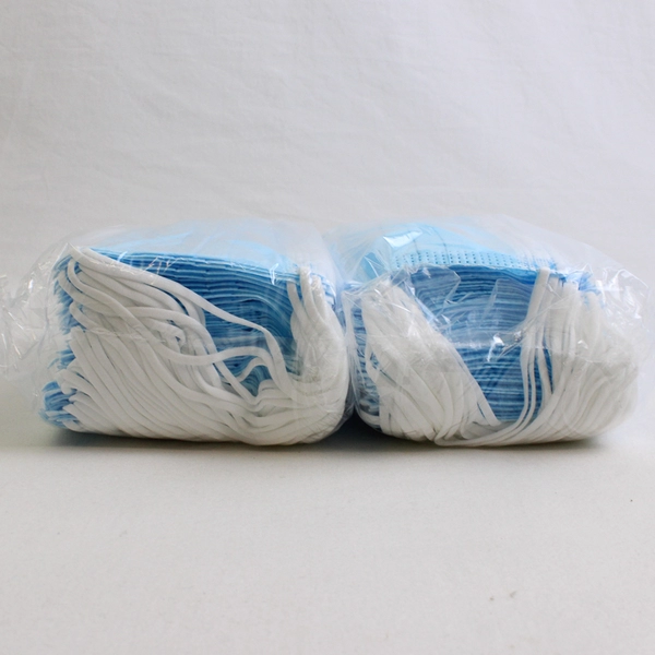 Lot Of 2 Healthoholic Disposable Face Mask 3-Ply Earloop Non-Woven 50 Pcs Blue