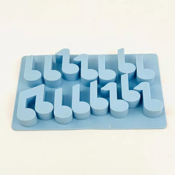 Kikkerland Silicone Musical Notes Ice Cubes Candy Mold Tray