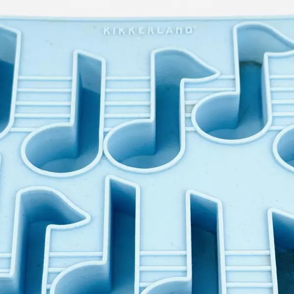 Kikkerland Silicone Musical Notes Ice Cubes Candy Mold Tray
