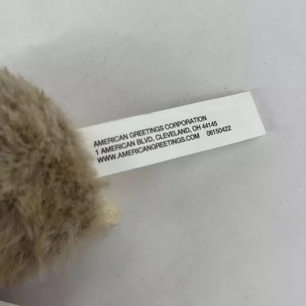 American Greetings Hedgehog Plush Ornament NWT 4”