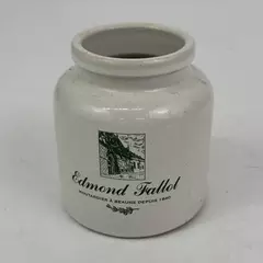 Edmond Fallot Pottery Mustard Jar Collectible Kitchen