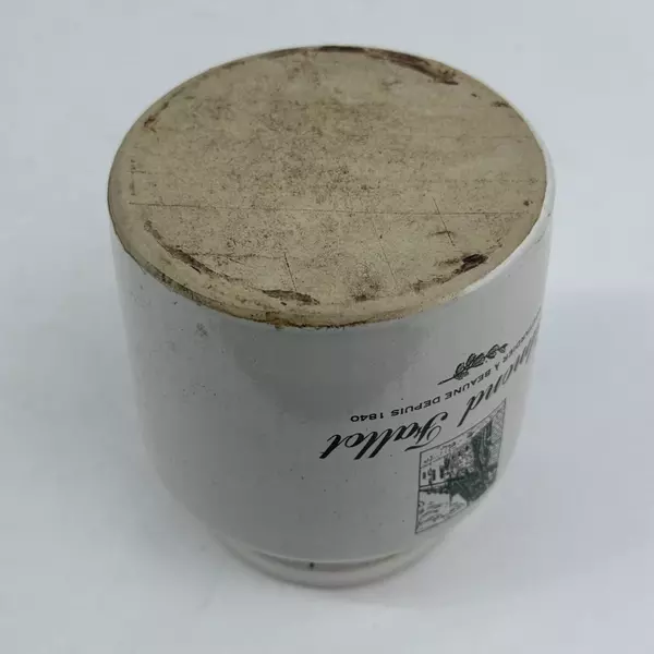 Edmond Fallot Pottery Mustard Jar Collectible Kitchen