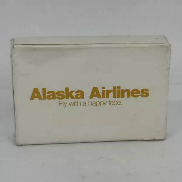 Vintage Alaska Airlines Fly With a Happy Face Card Deck Sealed New