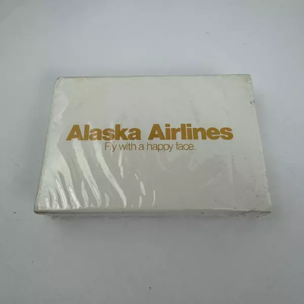 Vintage Alaska Airlines Fly With a Happy Face Card Deck Sealed New