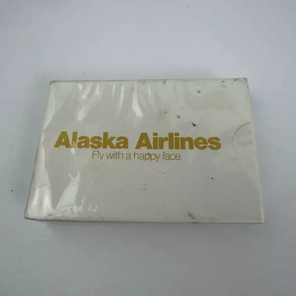 Vintage Alaska Airlines Fly With a Happy Face Card Deck Sealed New