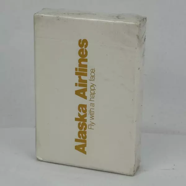Vintage Alaska Airlines Fly With a Happy Face Card Deck Sealed New