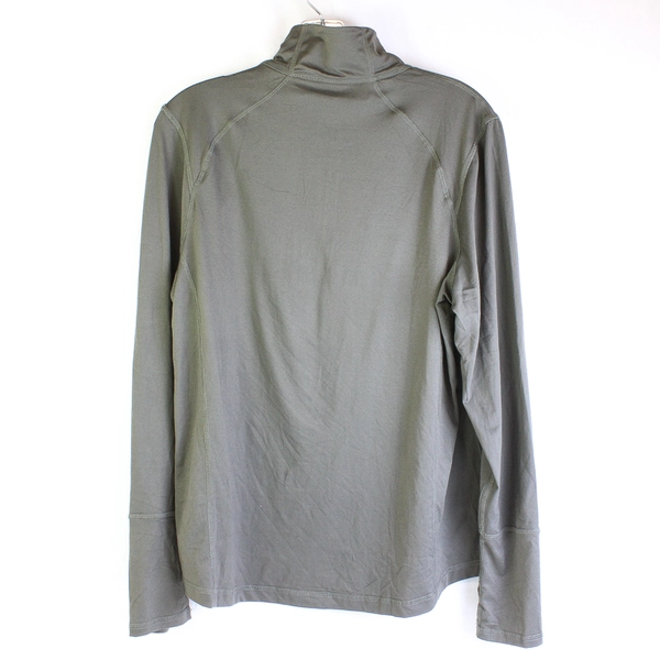 Lukka Lux Gray Mock Neck Long-Sleeve Athletic Shirt Women's Size Large