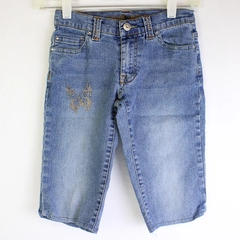 Arizona Jean Co. Medium Wash Bedazzled Capris Girls' Size 7 Reg