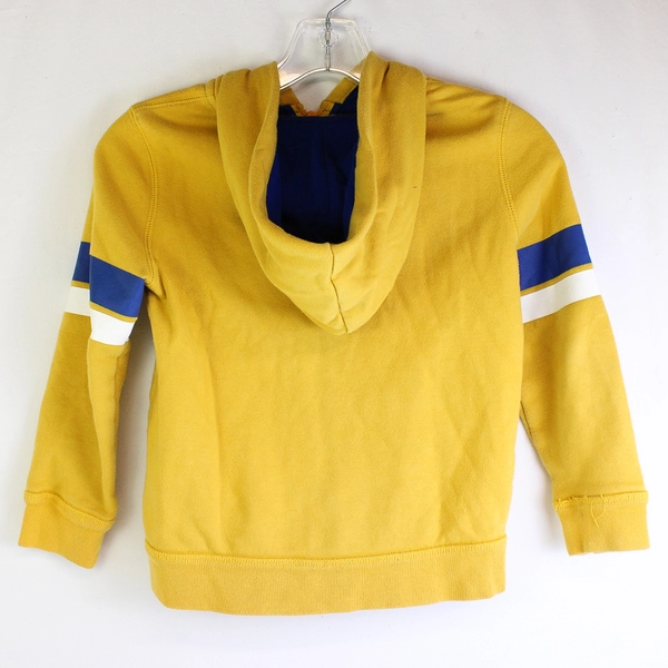 Gap Kids Yellow Blue and White Zip-Up Hoodie Boys' Size Small
