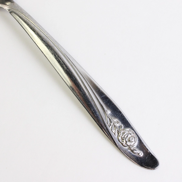 Lot Of 5 Oneida Silver Roseanne (Stainless) Flatware Teaspoons 6.5" Long