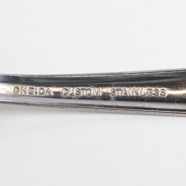 Lot Of 5 Oneida Silver Roseanne (Stainless) Flatware Teaspoons 6.5" Long