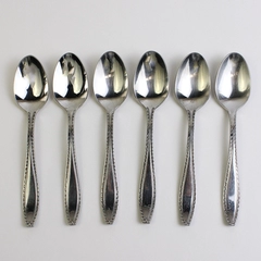 Oneida Savoy Stainless 18/10 Lot of 6 Teaspoons 6.25"