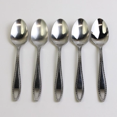 Lot of 5 Oneida Savoy Stainless 18/10 Teaspoons 6.25"