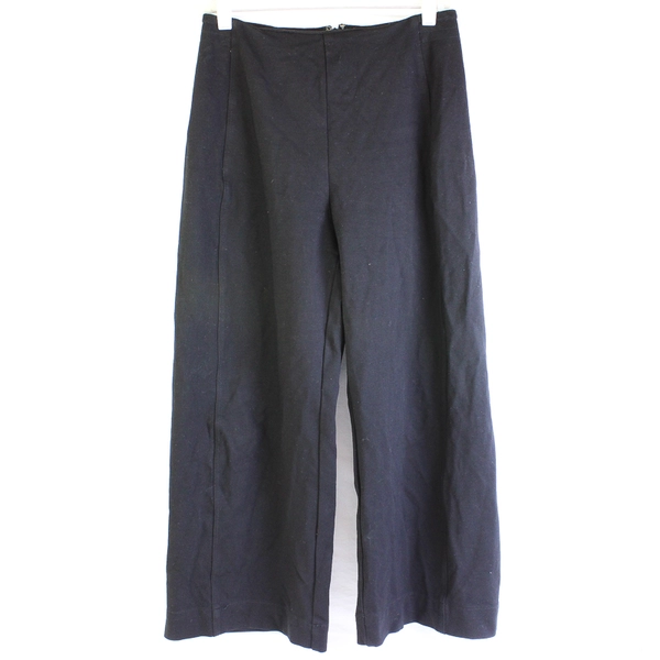 Urban Outfitters Solid Black Wide-Leg Pants Women's Size Medium