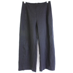 Urban Outfitters Solid Black Wide-Leg Pants Women's Size Medium