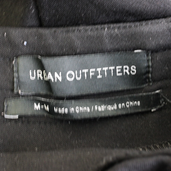 Urban Outfitters Solid Black Wide-Leg Pants Women's Size Medium