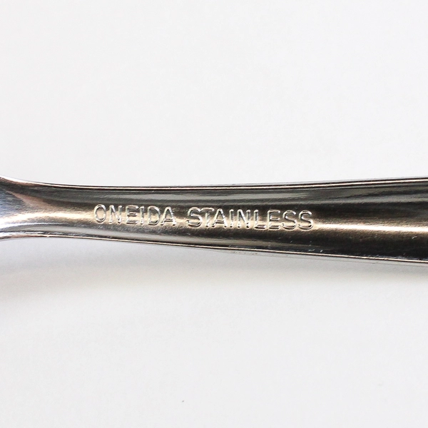 Lot Of 5 Oneida Silver Roseanne (Stainless) Flatware Salad Forks 6.25"