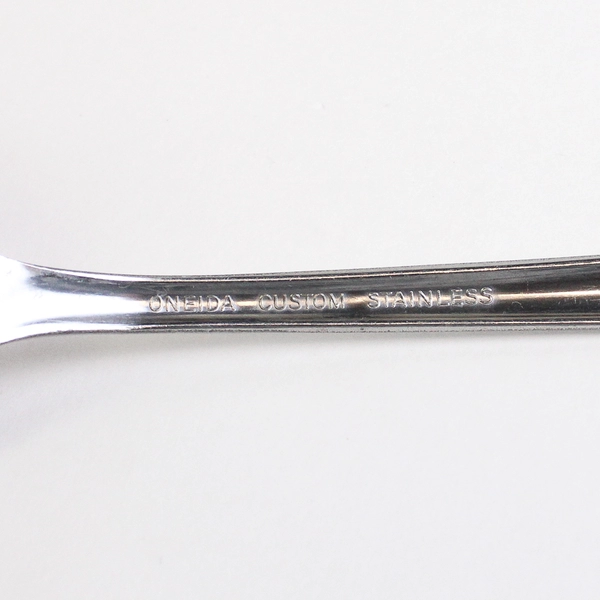 Lot Of 5 Oneida Silver Roseanne (Stainless) Flatware 4 Cocktail Forks 1 Iced Tea