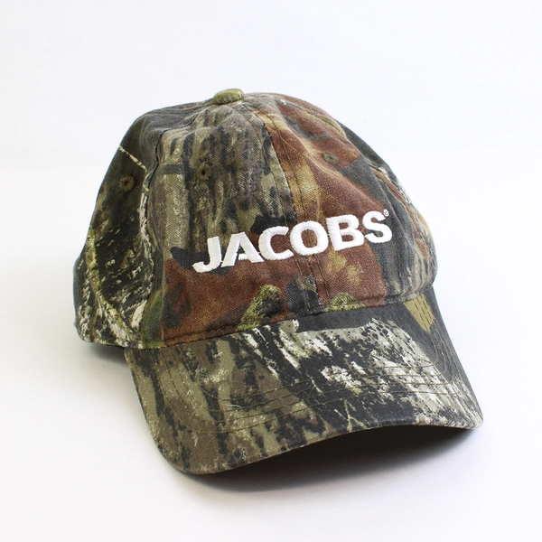 Jacobs Adult's Green and Brown Camo Baseball Cap One Size