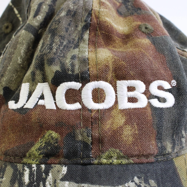 Jacobs Adult's Green and Brown Camo Baseball Cap One Size