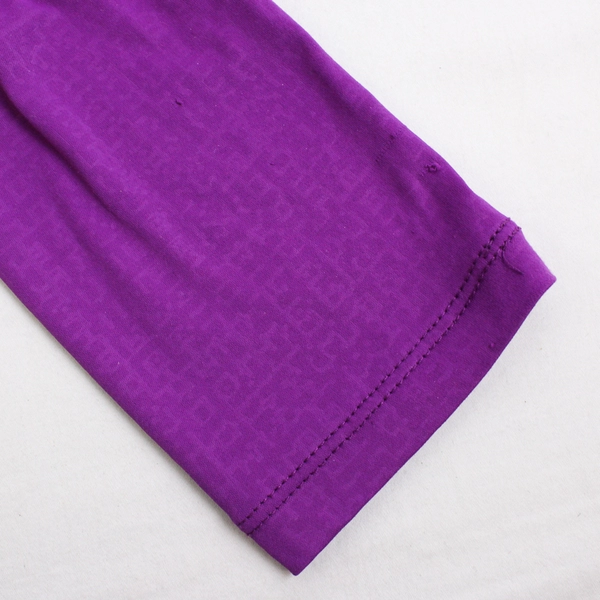 Jockey Performance Purple Long-Sleeve V-Neck Athletic Shirt Women's Medium