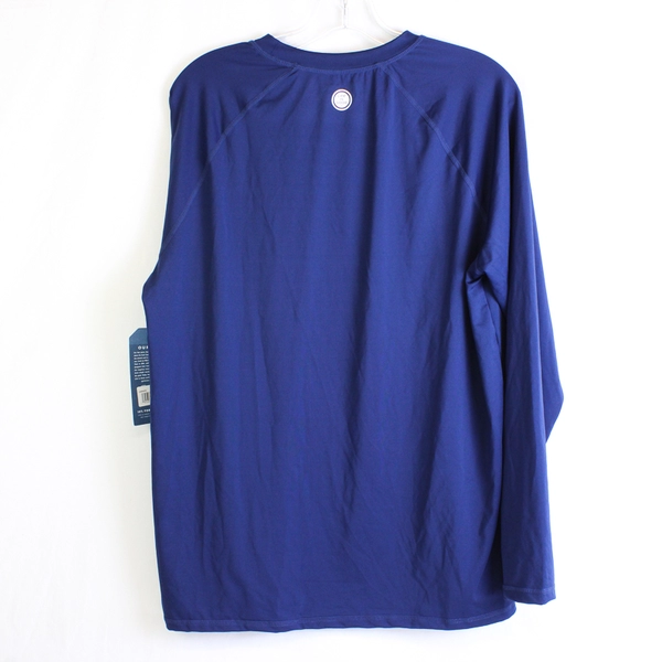 NWT Life Is Good Navy Blue Long-Sleeve Rash Guard Men's Size Medium